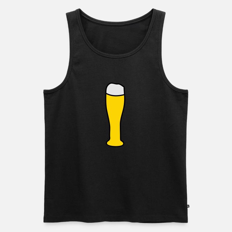 Weizenbier - Männer Premium Bio Tank Top - undefined