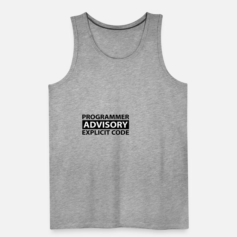 Expliziter Code für Programmierer Männer Premium Bio Tank Top