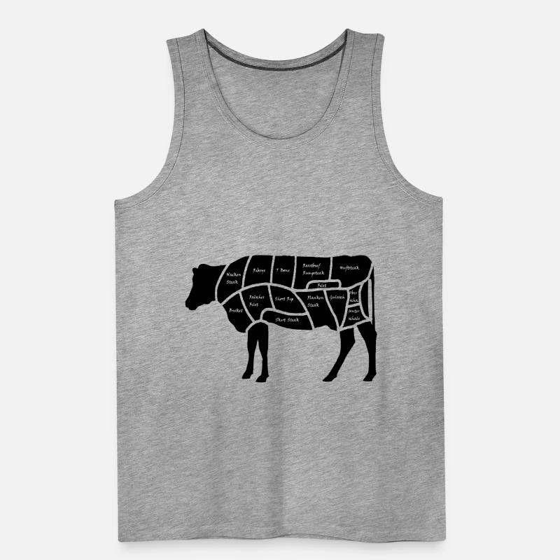 Beef Men's Premium Organic Tank Top