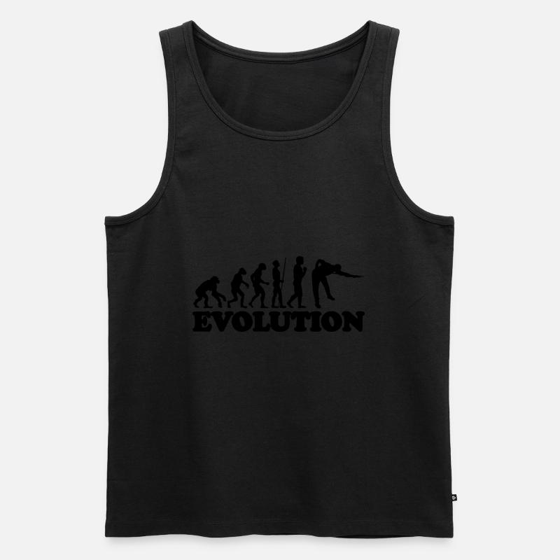 Billard Geschenk Evolution Snooker Pool idee Männer Premium Bio Tank Top