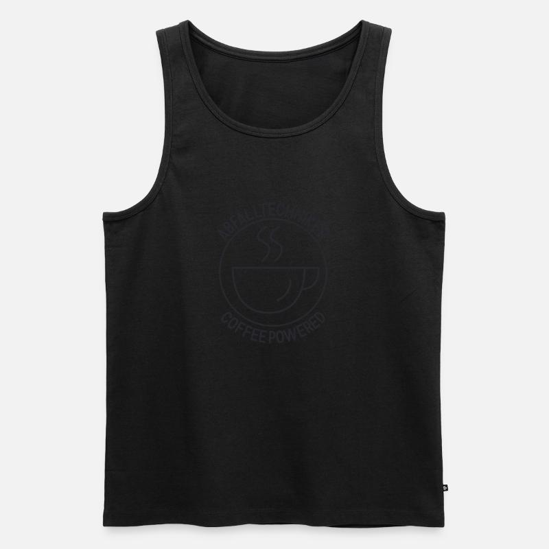 Abfalltechniker Coffee Powered - Männer Premium Bio Tank Top - undefined