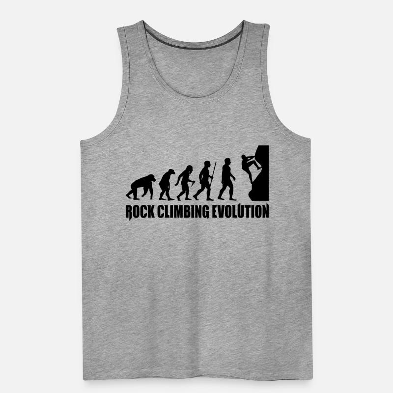 rock climbing evolution escalade rocheuse Débardeur bio Premium Homme