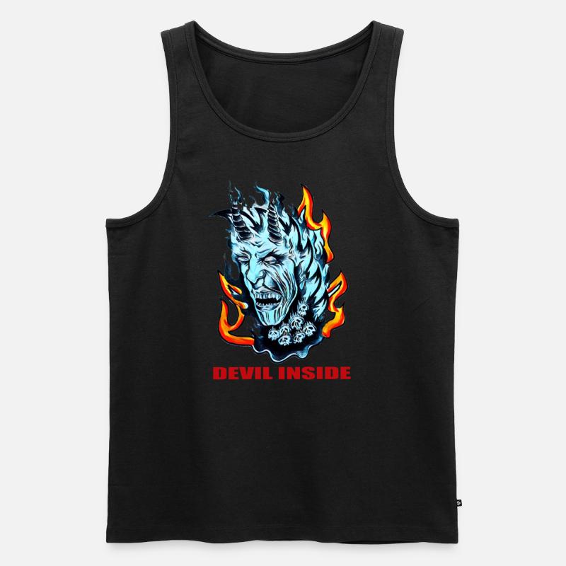 DEVIL Männer Premium Bio Tank Top