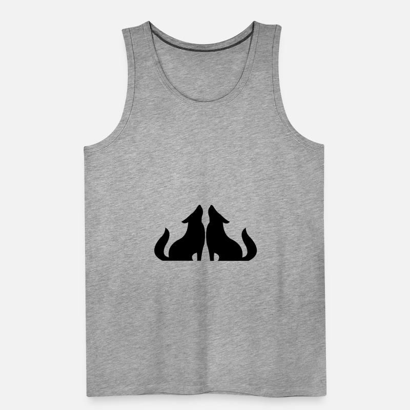 wolf Men's Premium Organic Tank Top