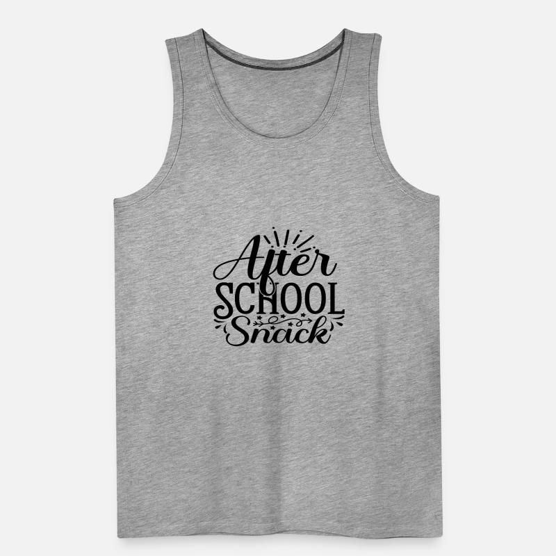 After School Snack Men's Premium Organic Tank Top