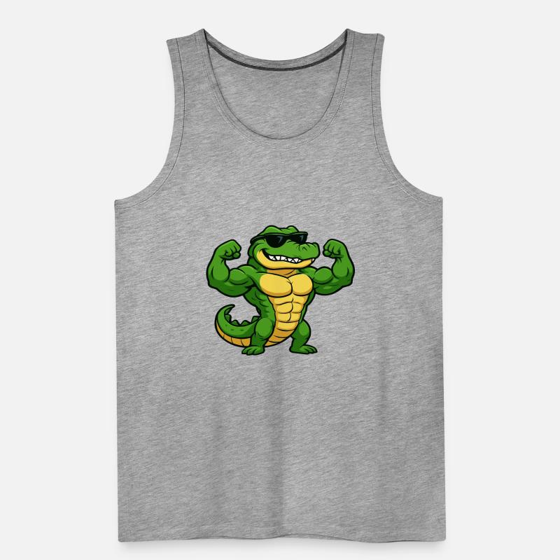 Crocodile Muscles Men's Premium Organic Tank Top