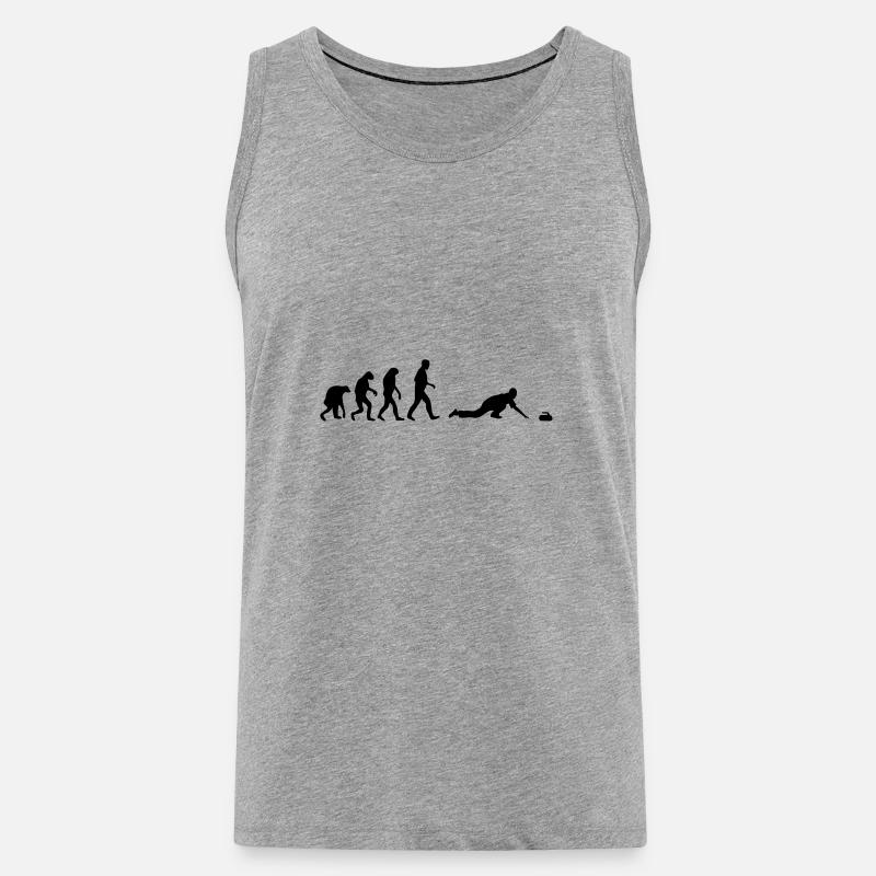 curling evolution - Männer Premium Bio Tank Top - undefined