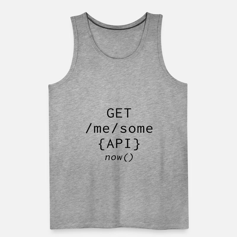 Api Programming Informatic Geschenk Spruch Männer Premium Bio Tank Top