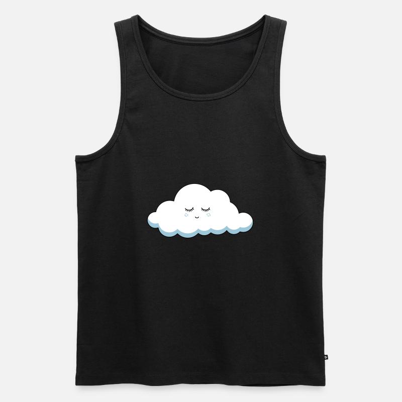 sleeping cloud - Men's Premium Organic Tank Top - heather grey