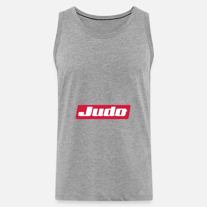 judo - Men's Premium Organic Tank Top - heather grey