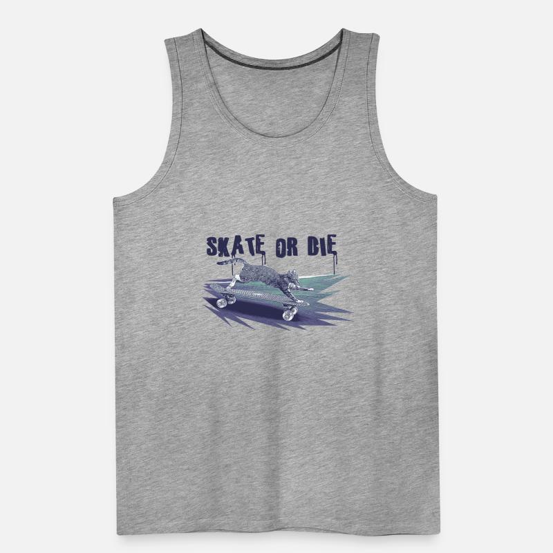 Skate oder stirb Männer Premium Bio Tank Top