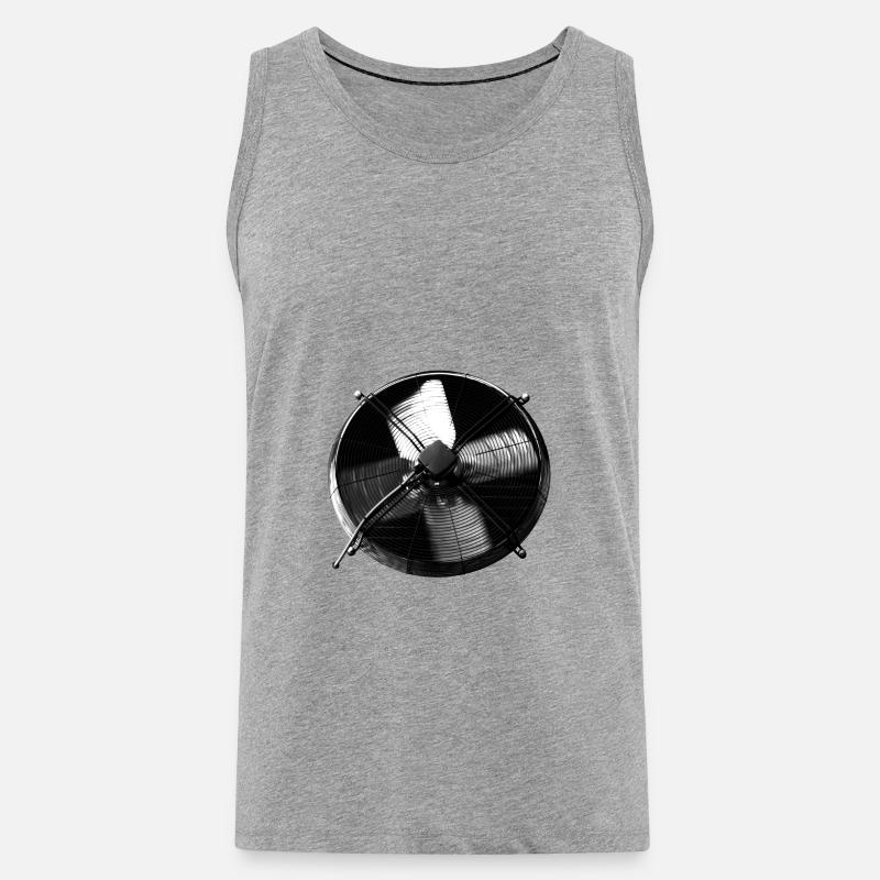 VENTILATOR - Männer Premium Bio Tank Top - Grau meliert