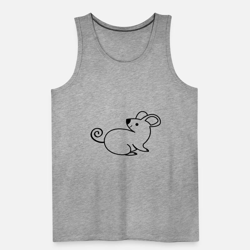 Mouse Men's Premium Organic Tank Top