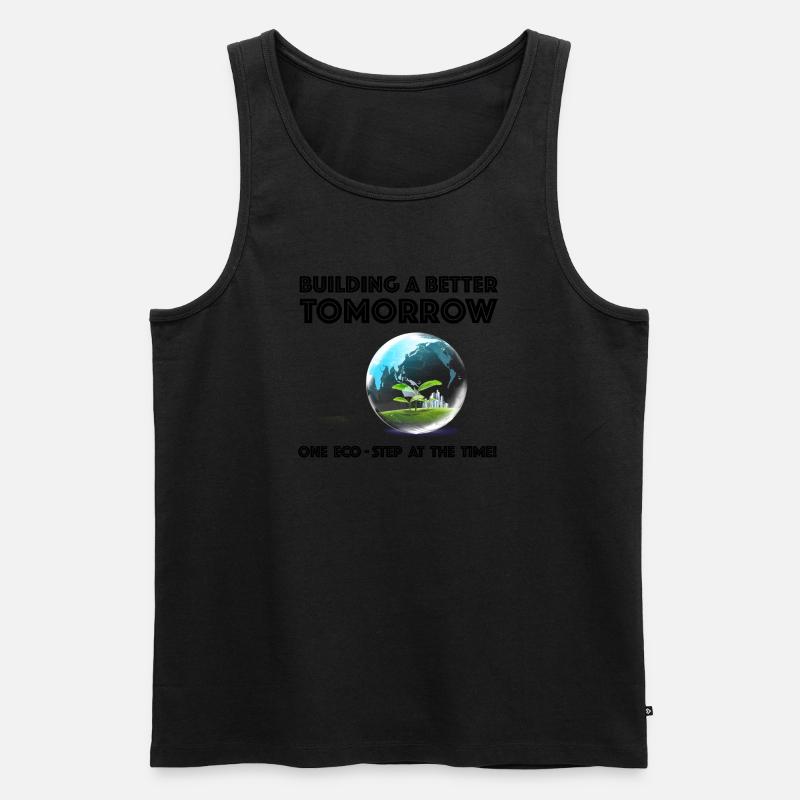 Building a Better Tomorrow | Environmental protection Men's Premium Organic Tank Top