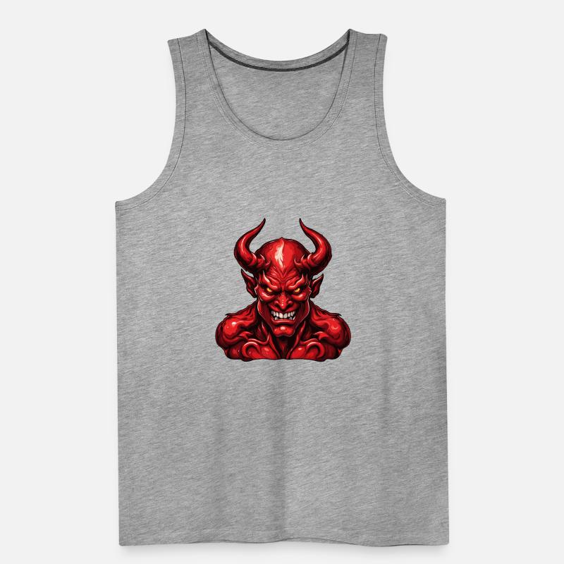 Devil / Hell / Horror / Devilish / Evil Men's Premium Organic Tank Top