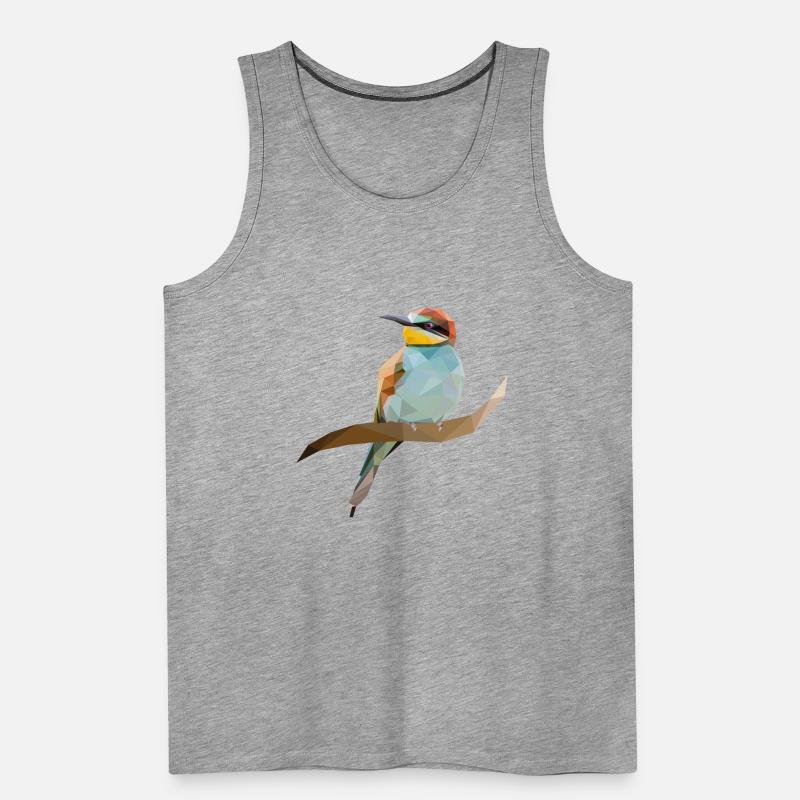 bee-eater Men's Premium Organic Tank Top