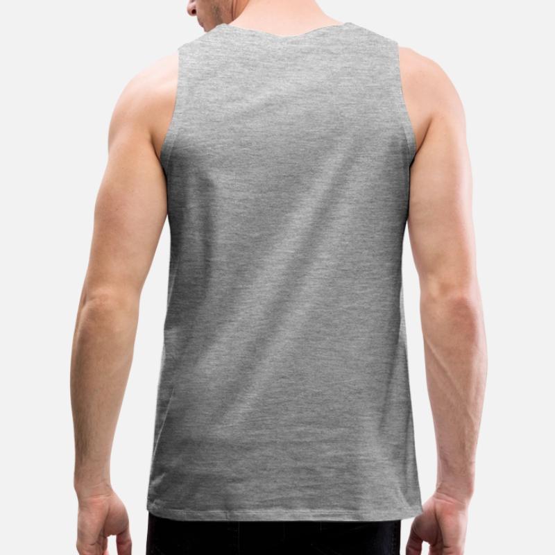 Evolution Barcode Digitization Men's Premium Organic Tank Top