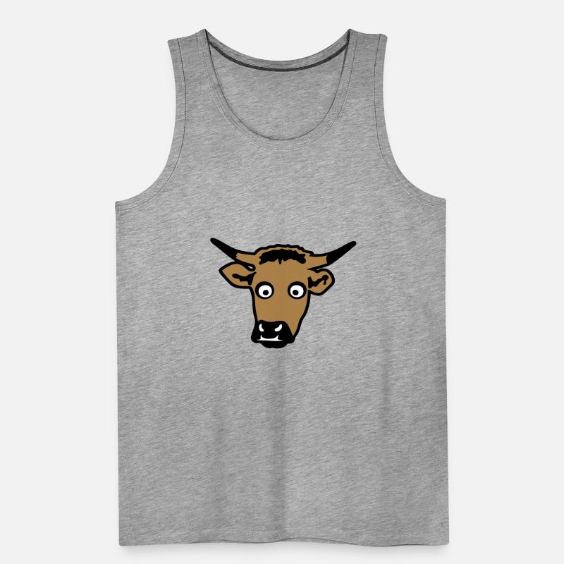 beef Men's Premium Organic Tank Top