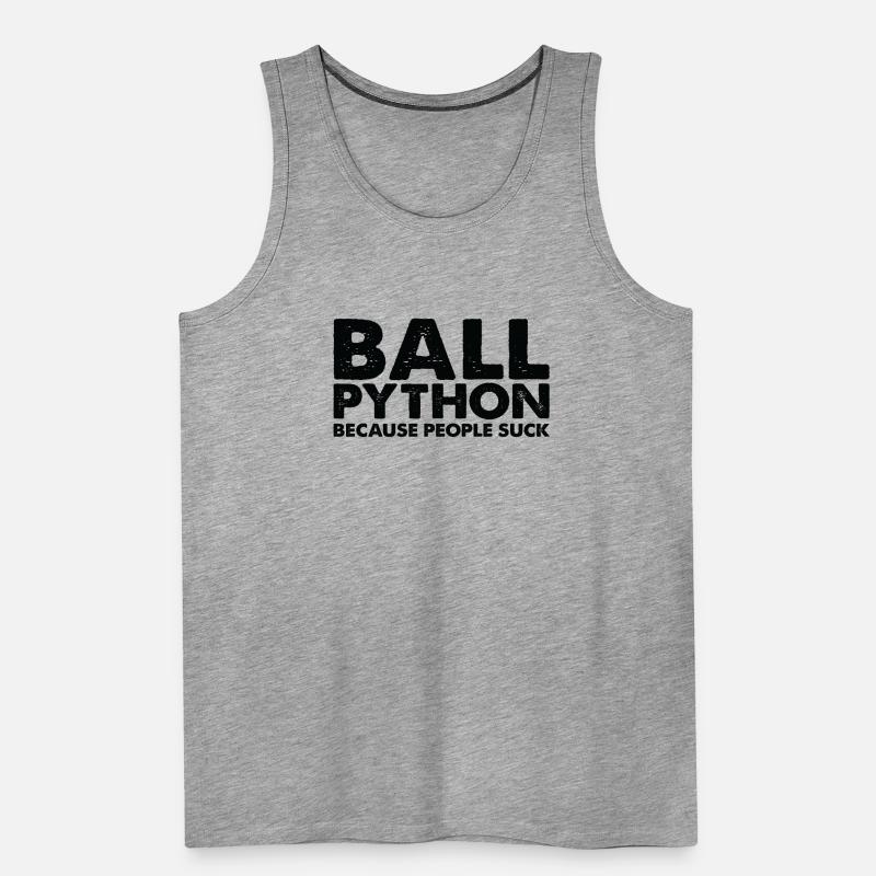 Les gens sucent le serpent python roi Débardeur bio Premium Homme