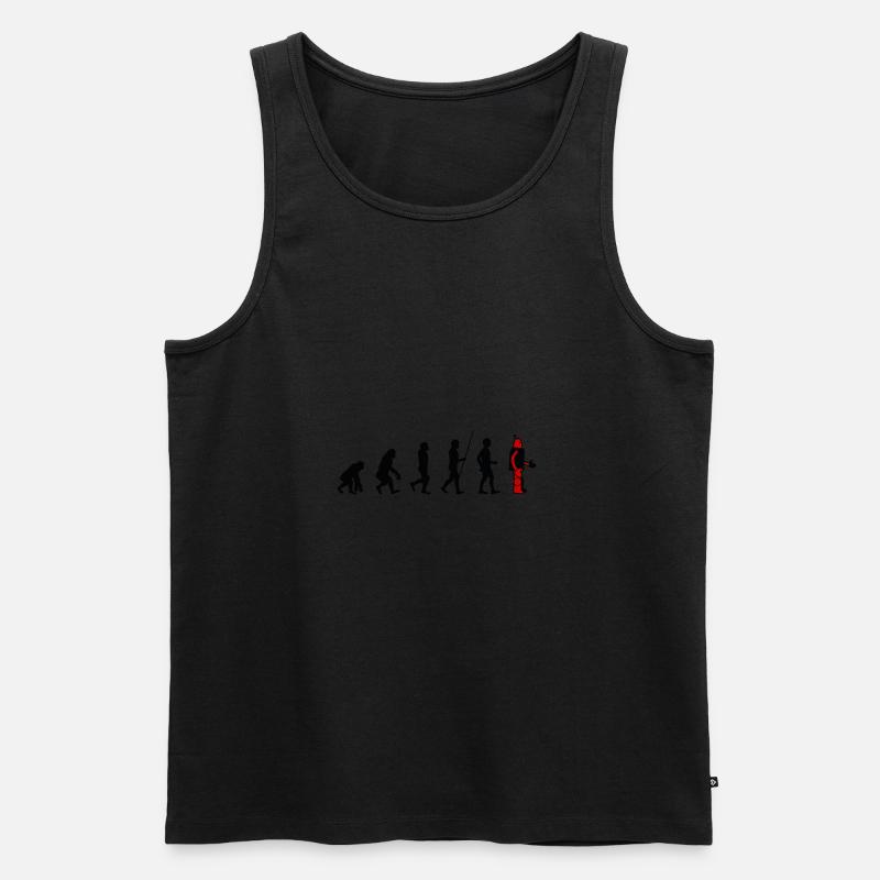 Evolution - Robot Men's Premium Organic Tank Top