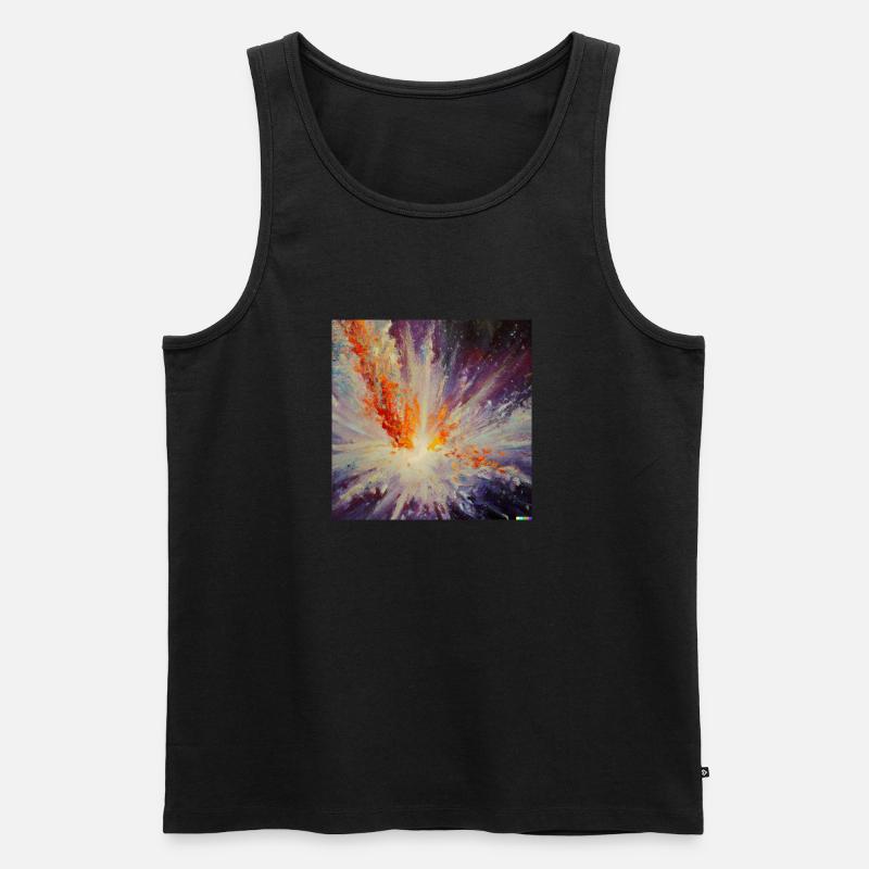 Explosion eines Sterns - Männer Premium Bio Tank Top - undefined