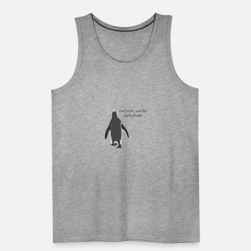 Continuez simplement à vous dandiner! Débardeur bio Premium Homme