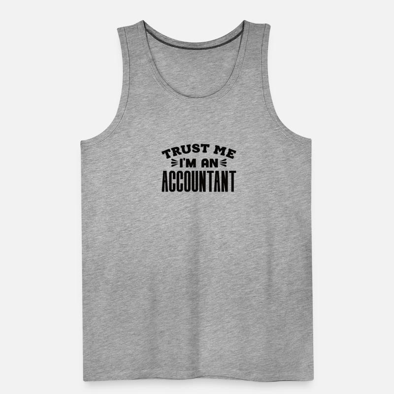 Profession comptable Comptable financier Comptable Débardeur bio Premium Homme