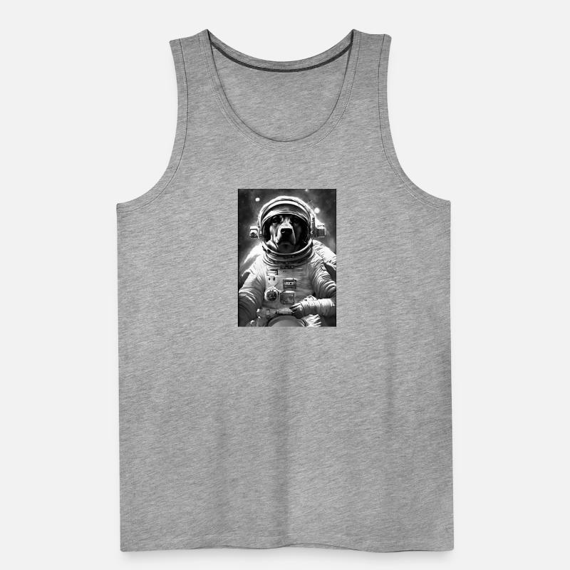 L’astronaute Shepherd dans la conception spatiale Débardeur bio Premium Homme