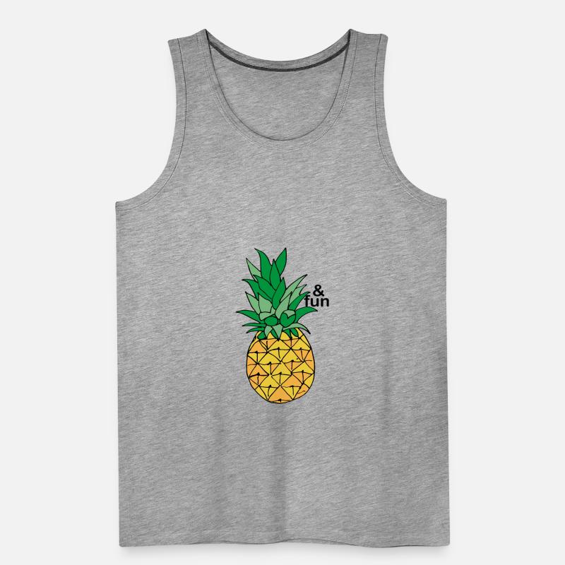 Pineapple & Fun Men's Premium Organic Tank Top