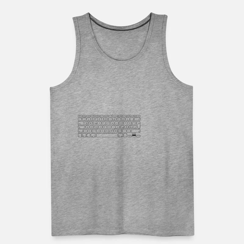 PC-keyboard Men's Premium Organic Tank Top