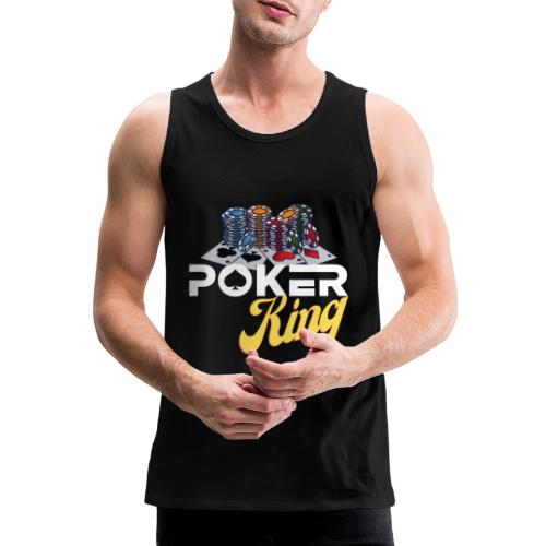 Poker King - Spielkarten und Chips - Männer Premium Tank Top