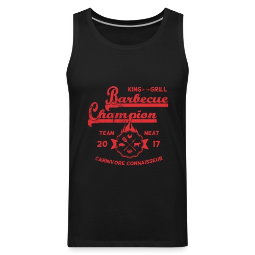 Barbecue-Champion Shirt - King of the Grill T-Shir - Männer Premium Tank Top
