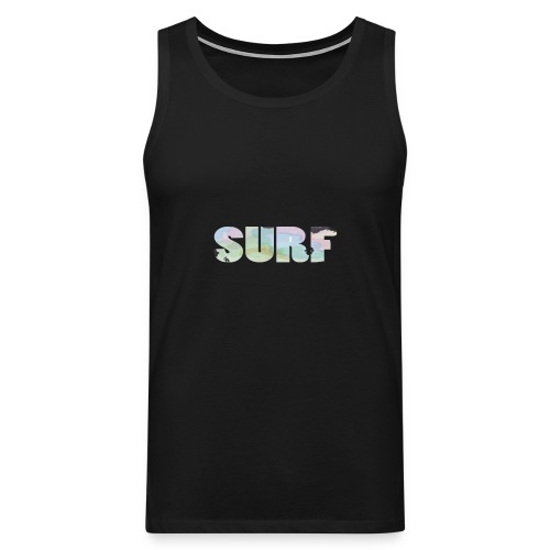 Surf summer beach T-shirt - Men's Premium Tank Top