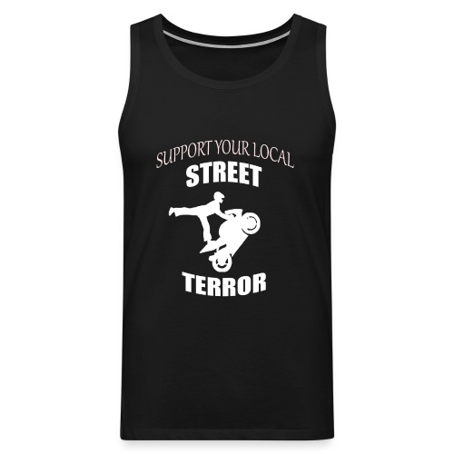 Streetterror Support - Miesten premium hihaton paita