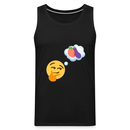 Johtaja98 Emoji - Miesten premium hihaton paita