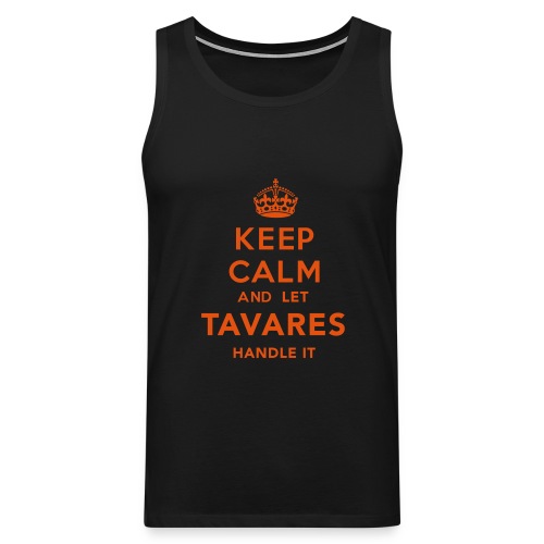 Keep Calm Tavares - Premiumtanktopp herr