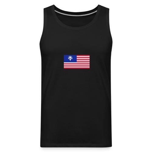 Football T-Shirt USA - Men's Premium Tank Top