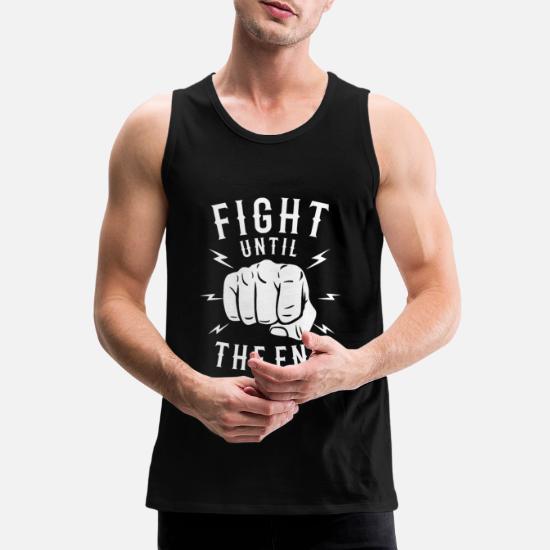 exposición Villano dedo Luchar Hasta el Final Puño Vintage MMA Boxeo' Camiseta de tirantes premium  hombre | Spreadshirt