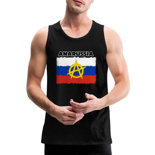 Anarussia Russia Flag Anarchy - Männer Premium Tank Top