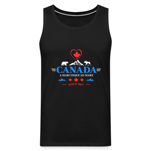 Kanada Vancouver Montreal Toronto Maple Leaf Bären - Männer Premium Tank Top