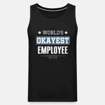 World's Okayest Employee - Singlet for men
