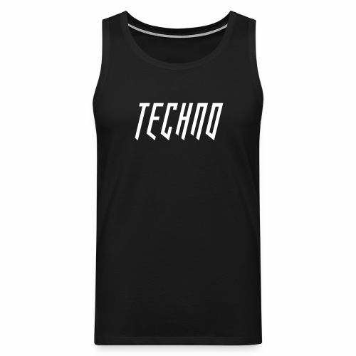 Techno Schriftzug - Männer Premium Tank Top