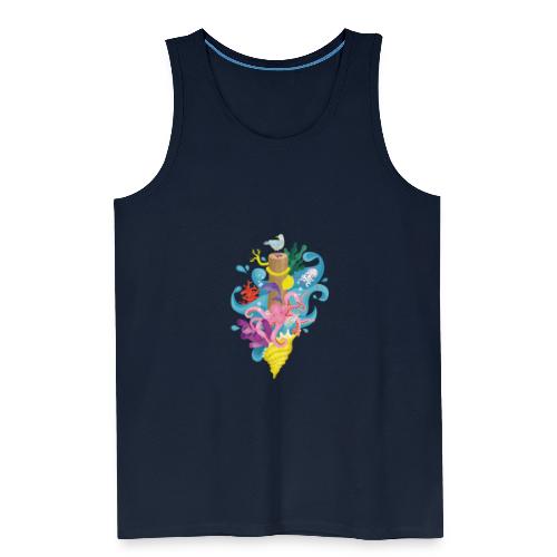 LIFE IS BETTER AT THE SEA - Männer Premium Tank Top