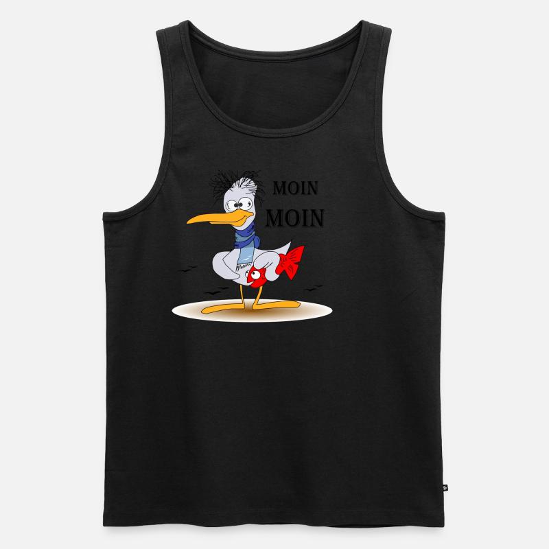 Moin Moin - Männer Premium Bio Tank Top - undefined