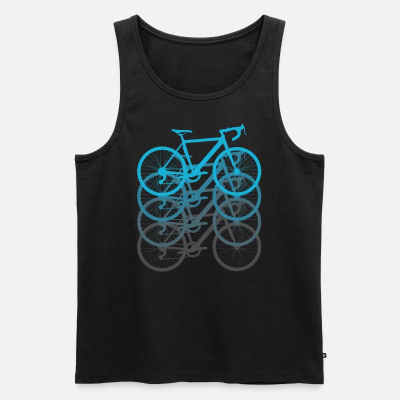 Fahrrad - Männer Premium Bio Tank Top - Schwarz