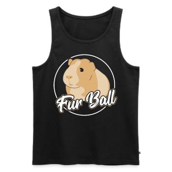Rongeur cadeau animal de compagnie de cochon d'Inde - Débardeur bio Premium Homme - noir - Devant - Michal (187cm)