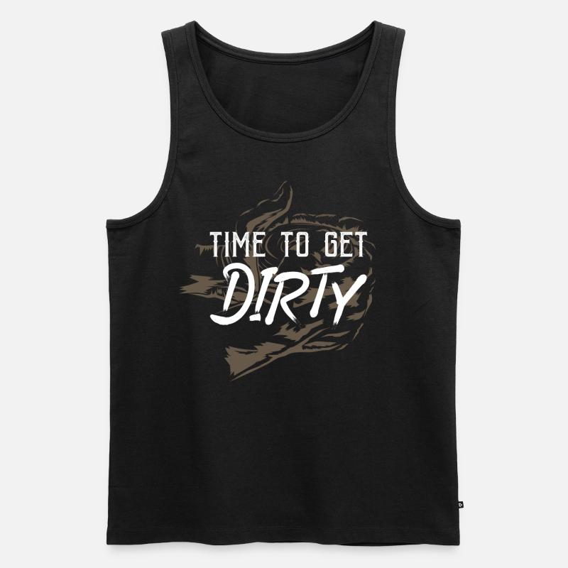Töpfern - Männer Premium Bio Tank Top - Schwarz