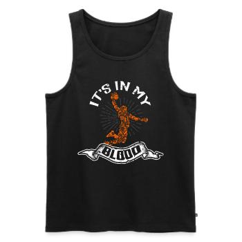 Basketball basketballer basketballmannschaft - Männer Premium Bio Tank Top - Schwarz - Vorne - Michal (187cm)