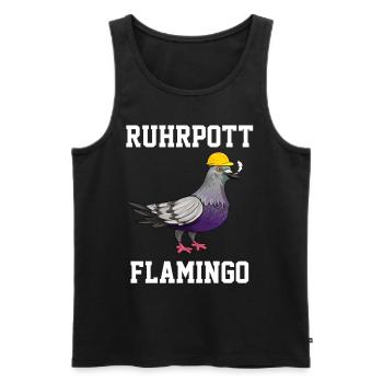 Ruhrpott Ruhrgebiet - Männer Premium Bio Tank Top - Schwarz - Vorne - Michal (187cm)