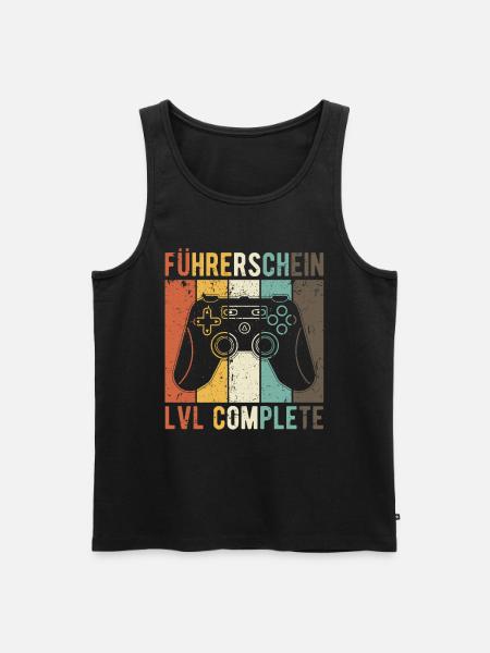 Führerschein Prüfung Bestanden - Männer Premium Bio Tank Top - Schwarz